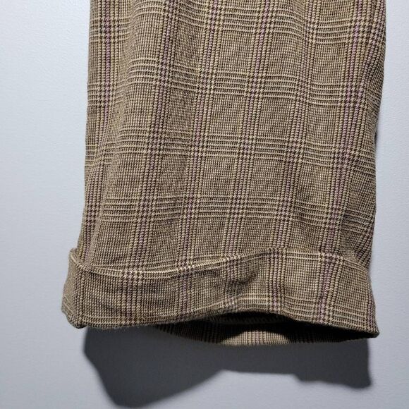 Vintage Y2K plaid capri trousers cuffed twill low rise preppy‎ paris hilton twee - Picture 4 of 13